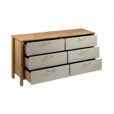 Kumode ar koka kājām INDYGO K6S, beige